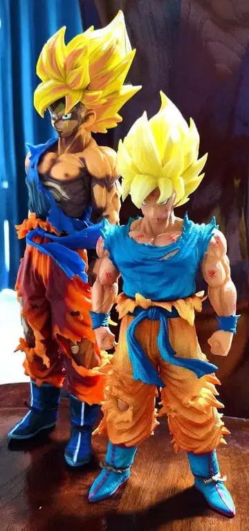 드래곤볼 손오공 레진 키트? 피규어 2체 세트