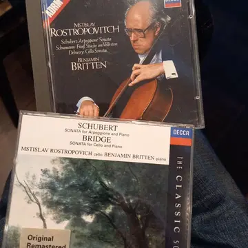 우수 녹음 서독 독일반 로스트로포비치 아르페지오네 소나타 비교 감상