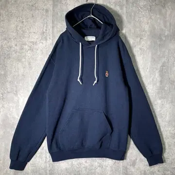 프릭스 스토어 맨투맨 후드티 곰 자수 USA 농구 네이비