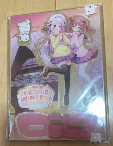 시라타마 시라타마코 하얀 강아지 마롱 아크릴 피규어