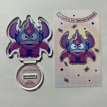 유희왕 제알 산리오 아크릴 스탠드 혜택 카드 세트 샤크