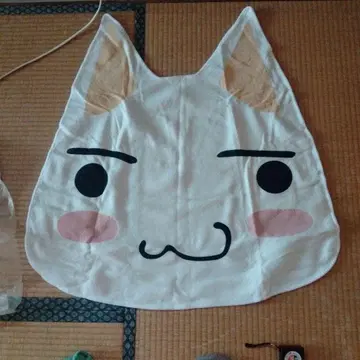 미사용 새상품 택 포함 도코데모 잇쇼 고양이 얼굴 담요 즉시 구매 가능
