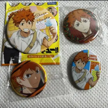하이큐!! 히나타 쇼요 캔뱃지 묶음 판매
