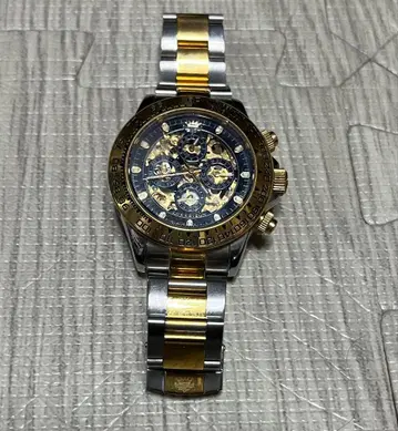 존 해리슨 기계식 자동 와인딩 양면 스켈레톤 손목시계 JH-003