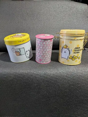 농담곰 미니 캐니스터 캔 배지 캔 임팔라 라운드 캔 레어