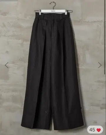 TEECHI 라무 린넨코튼 와이드 롱 팬츠