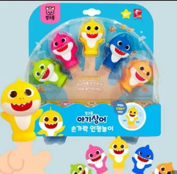 베이비 샤크 손가락 인형 미개봉 새상품
