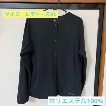 몽벨 가디건 여성용 사이즈 XL 블랙 폴리에스테르 100%