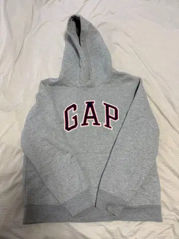 90's 00's GAP 그레이 후드 부착 후드티 M 사이즈 화이트 택