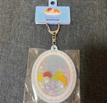 키키라라 50주년 산리오 리틀트윈스타 리퀴드 키링 레트로