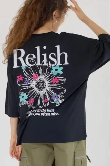 로데오 크라운 5부 소매 T셔츠