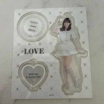 이코럽 타카마츠 히토미 보석 의상 아크릴 스탠드 (볼체인 포함)