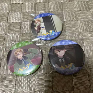 캔뱃지 헤타리아 미국 캐나다 영국