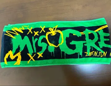 Mrs. GREEN APPLE 젠진미도와 프로테스트 투어 타월 미세스