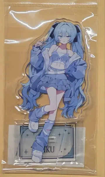 하츠네 미쿠 39Culture FASHION 아크릴 스탠드 미쿠