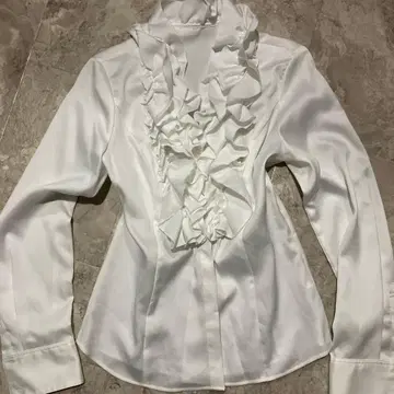 다크코어 헤이세이 갸루 프릴 블라우스 페어리 고스로리 코케트