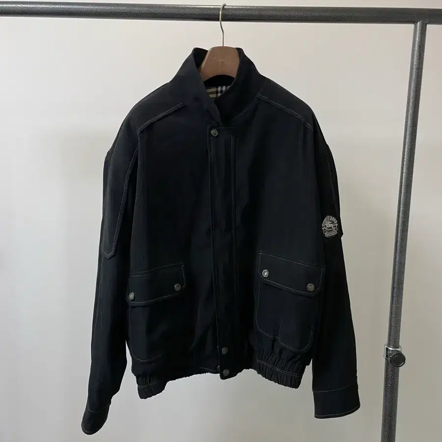90s Burberry Old School Vintage Check Blouson Jacket on Bunjang