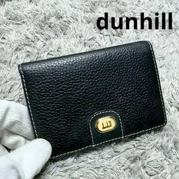던힐 dunhill 카드 케이스 명함지갑 교통카드 지갑 가죽 블랙