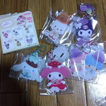 마이멜로디 아크릴 키링 5개 세트