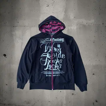 y2k 헤이세이 00s 아카이브 후드티 체크 갸루 짧은 기장