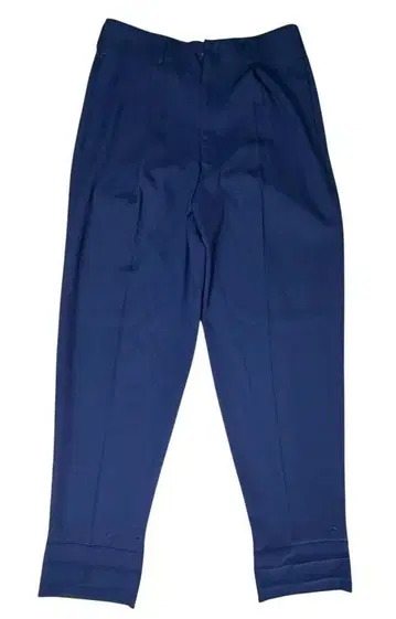 빈티지 80년대 금색 태그 림 소다 슬랙스 로카빌리 팬츠 파랑 S