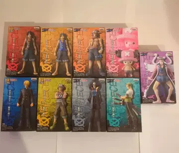 미개봉 새상품 원피스 하이 스펙 컬러링 피규어 9체 세트