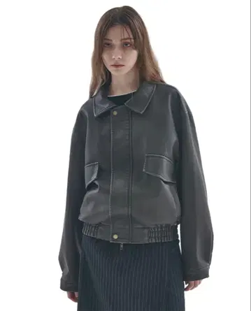 무신사 플레이스 스튜디오 가죽 자켓