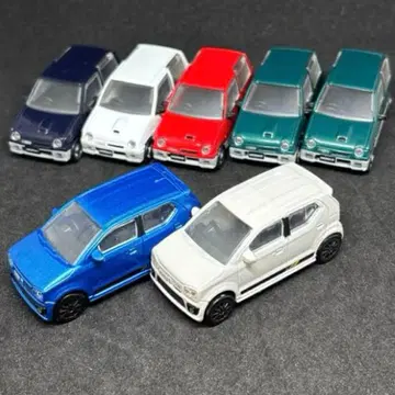 스탠드스톤즈 1/64 스즈키 알토 웍스 신구 7대 세트