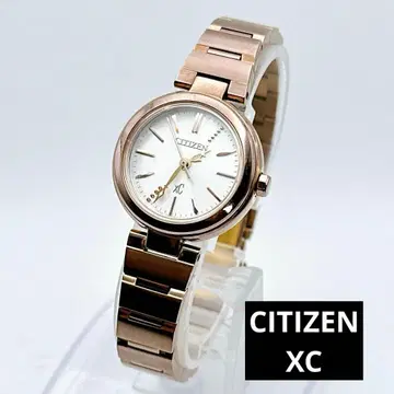 CITIZEN XC 시티즌 크로스시 여성용 손목시계 솔라 골드