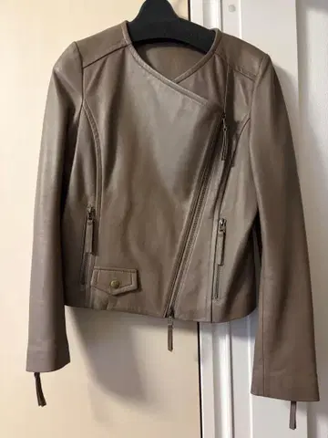 LUGIVA 루기바 가죽 자켓 램 가죽 양가죽 모카 38