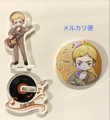 진격의 거인 재즈 아크릴 스탠드 캔뱃지 그래프아트 엘빈