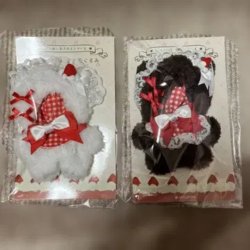 이츠누이 오키가에 시리즈 스위츠 애니멀 인형옷 베어 브라운 화이트