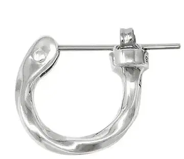 라이온 하트 for Gift 트위스트 후프 귀걸이 실버925 S