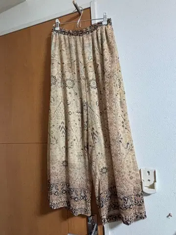 goa 고아 보헤미안풍 와이드 팬츠 베이지