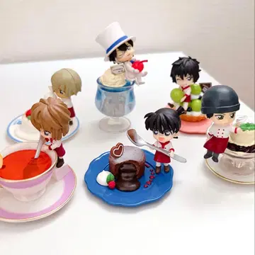 명탐정 코난 특별한 디저트 리멘트 6개 세트 피규어