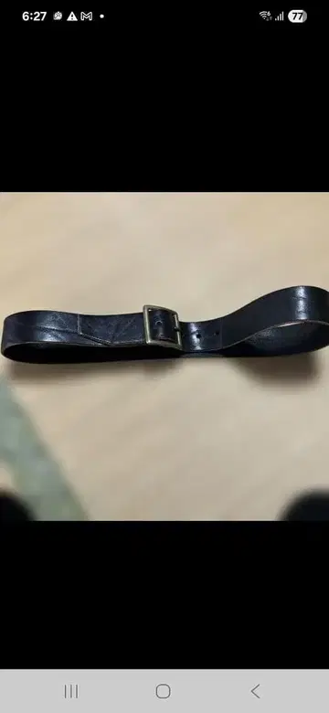 ANACHRONORM 레더 개리슨 벨트