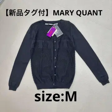 [택 포함 새상품] MARY QUANT 마리퀀트 가디건 데이지 버튼