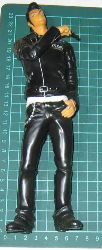 크로우즈 라이더스 가죽 재킷 등판 해골 스타일 TFOA 피규어