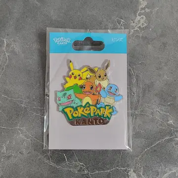 포케파크 오픈 기념 핀즈 한정품 삼총사 피카츄 이브이