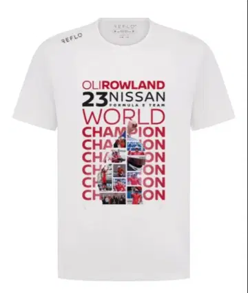 닛산 포뮬러e 2025년 올리버 롤랜드 챔피온 T셔츠 S