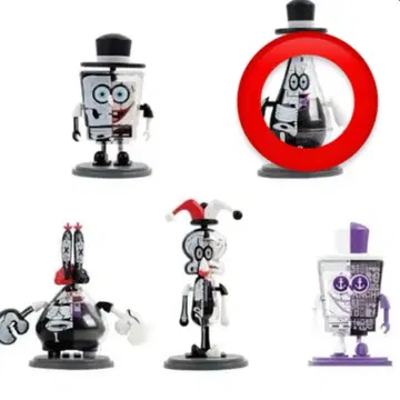 스펀지밥 블라인드 박스 피규어 고딕 크라운 패트릭