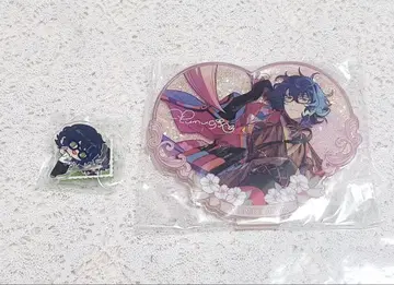 앙스타 아오바 츠무기 일기 시리즈 아크릴 키링 하트 아크릴 스탠드