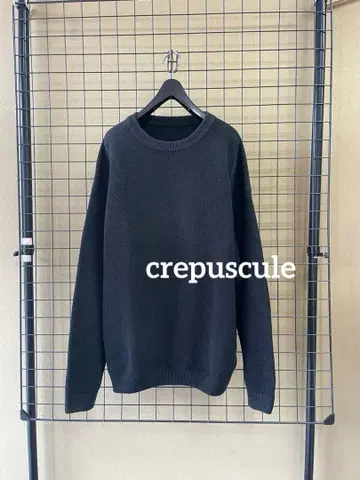 crepuscule 모스 스티치 풀오버 니트 스웨터 카노코