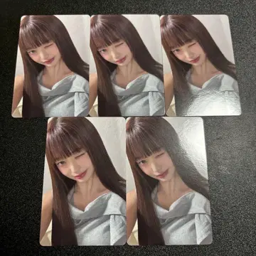 원영 IVE REVIVE+ 타워 레코드 혜택 트레이딩 카드 5장 세트