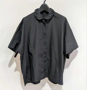 MACHATT 마차트 반팔 블라우스 셔츠 블랙