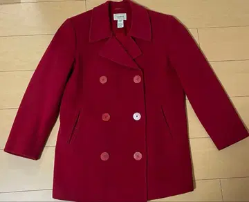 L.L.Bean 빨간색 울 피 코트