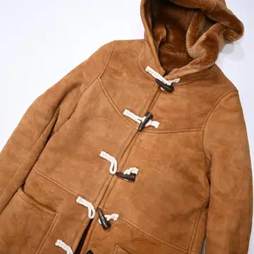 저널 스탠다드 양가죽 리얼 무스탕 가죽 코트 여성용