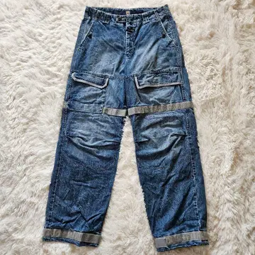 [새상품급 Y2K] 마리떼 프랑소와 저버 셔틀 팬츠 배기 팬츠 32