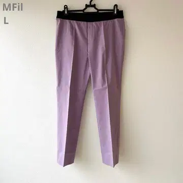 [ 16 ] 새상품급 중고 MFil 컴포트 이지 트라우저 라벤더 계열 L