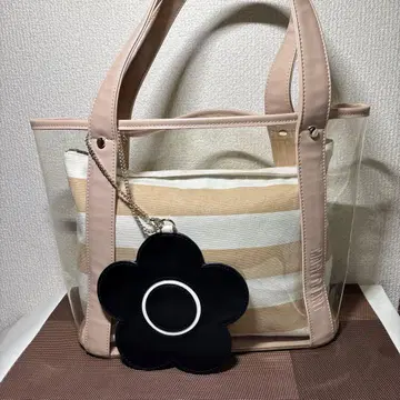 MARY QUANT 클리어 토트백